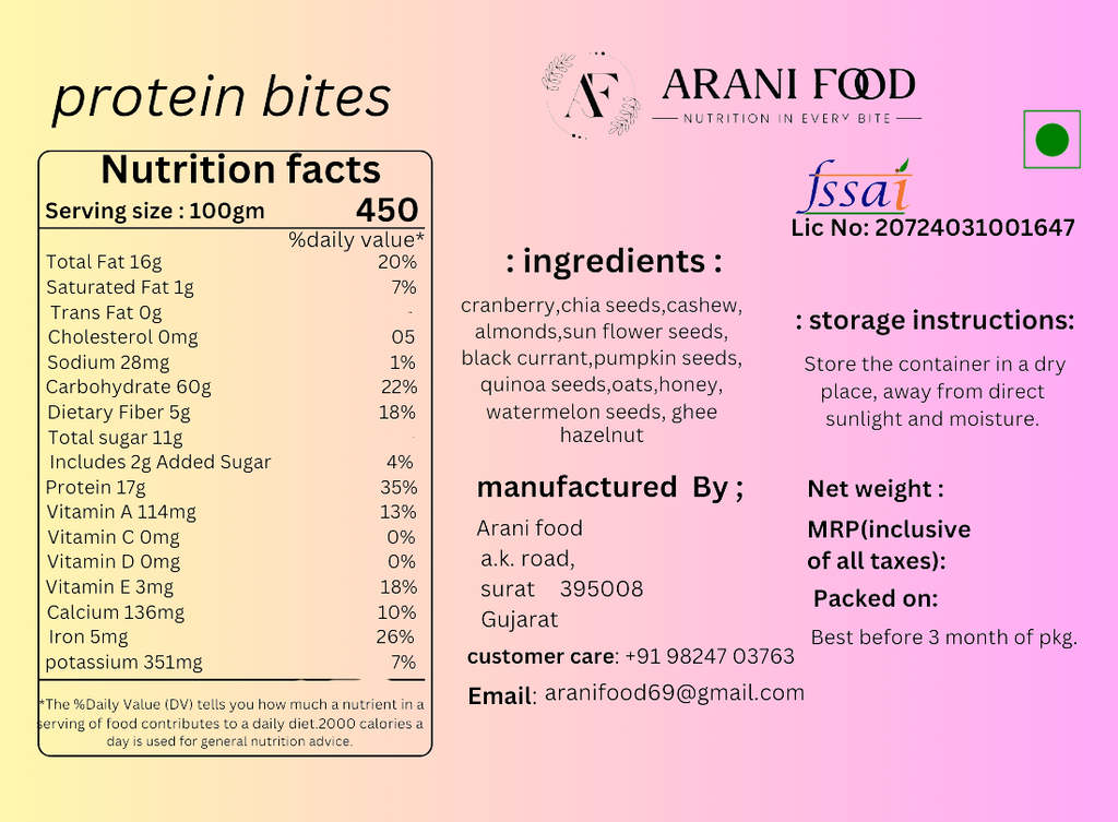 protein bites (500 g)